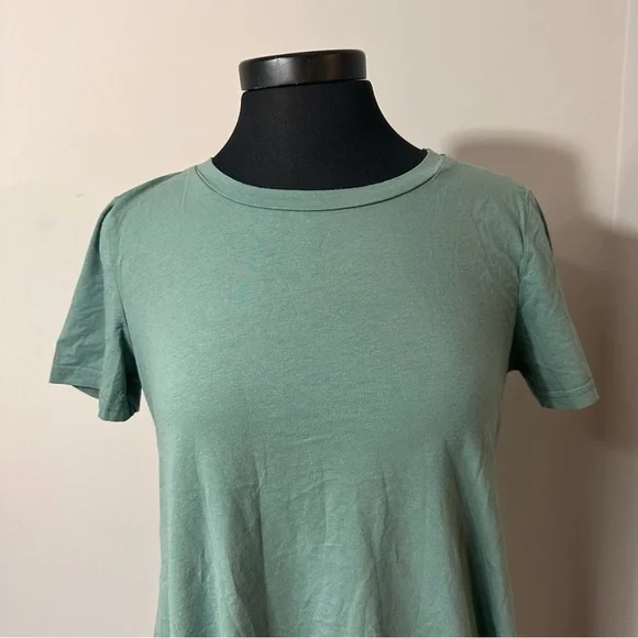 Seafoam Green & Blue Dress Ombré T Shirt Dress in Size Small - Picture 2 of 6